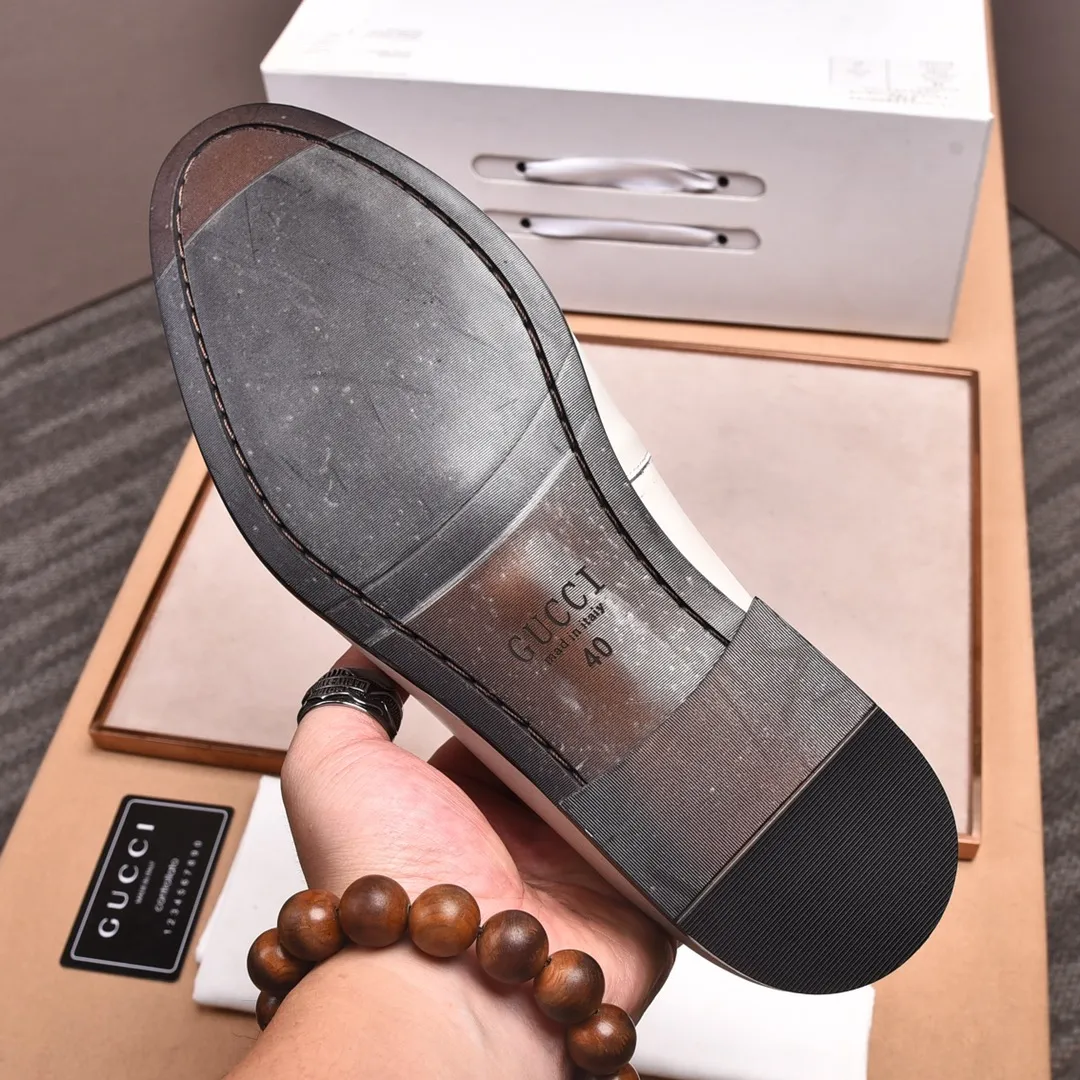 Men's shoes💰540📛📛Original (water-dyed cowhide) Gucci GUCCI official website formal shoes🌀 Italian🇮🇹imported cowhide➕top imported water-dyed cowhide lining💋Finely handmade original bottom, the real thing looks better when photographed in person Standard size 38-44